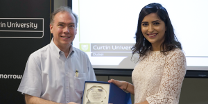 Surbhi Sachdev, former Miss India Worldwide Runner Up speaks to Curtin Dubai Students