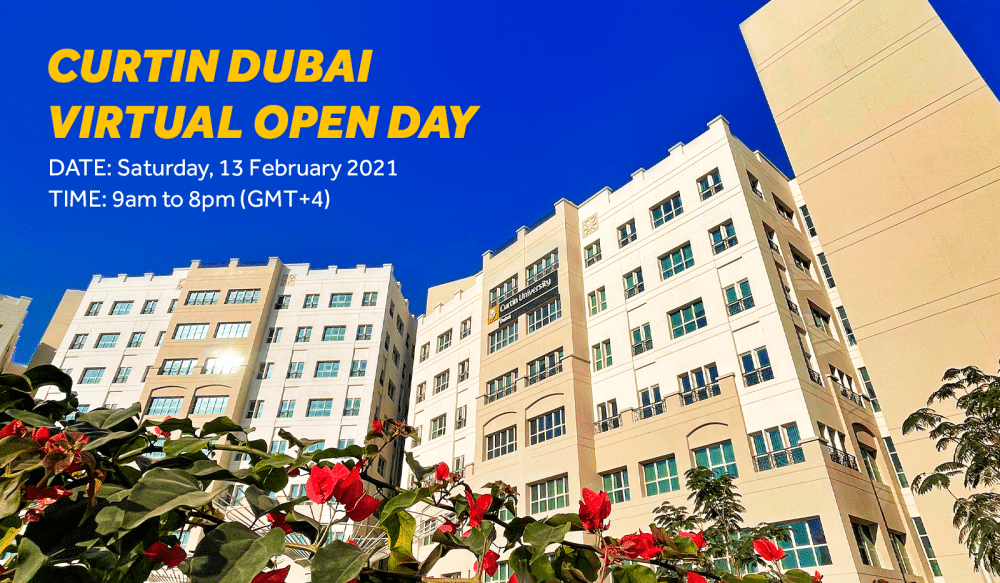 Curtin Dubai Virtual Open Day – February 2021