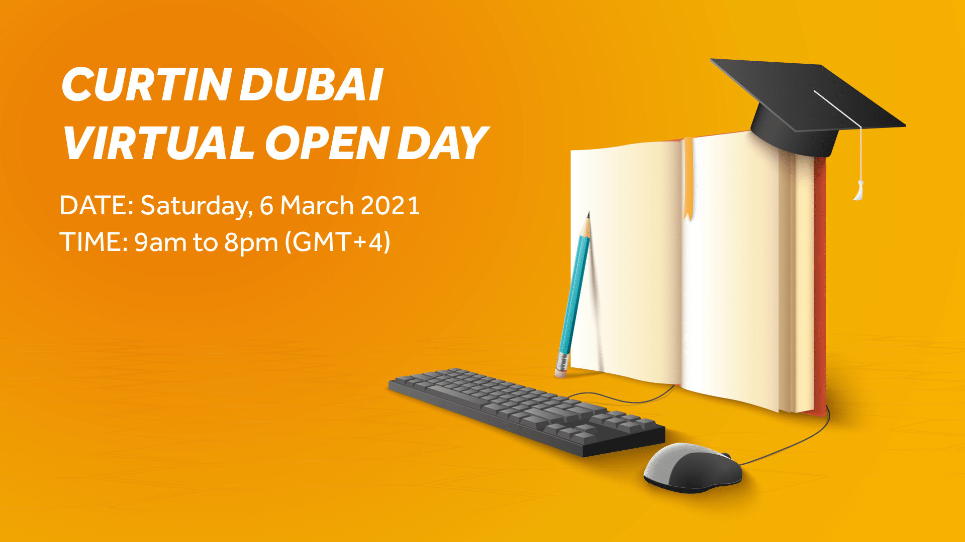 Curtin Dubai Virtual Open Day – 6 March 2021