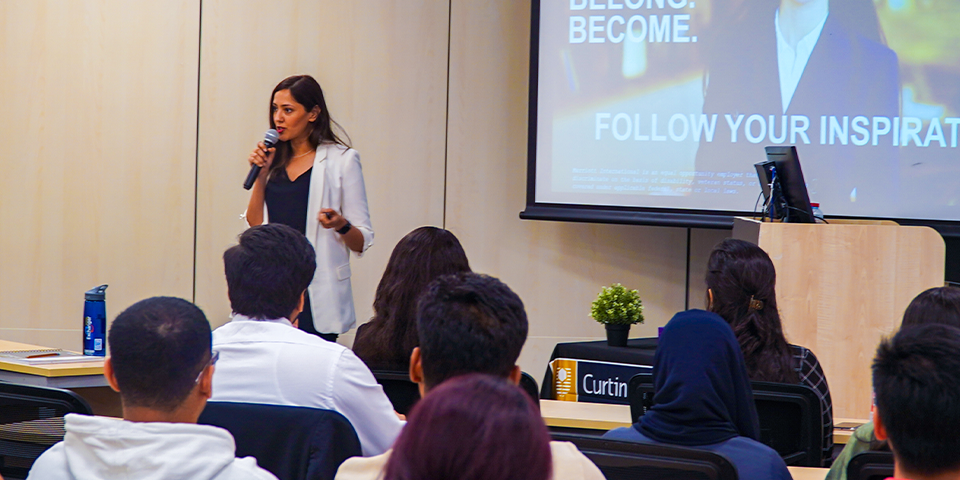 Image for Marriott International visits Curtin Dubai to introduce the Voyage Program