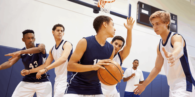 Curtin Dubai student-athletes competing during the sports tryouts.